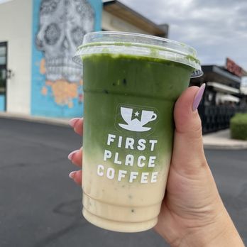 First Place Coffee - Summer menu - Tropical Matcha - Coffee & Tea Near Me First Place Coffee - Summer menu - Tropical Matcha - Coffee & Tea Near Me