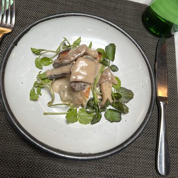 SPQR - Creamy cheese torte with mushrooms - Italian Near Me - San Francisco, California