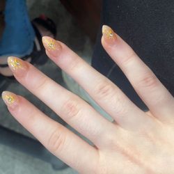 Fashion Nails - Star nails with crystals