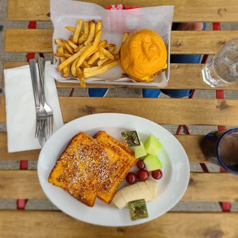 Parlay - Cheese burger with fries + French Toast - New American Near Me - Sunset Park, New York Parlay - Cheese burger with fries + French Toast - New American Near Me - Sunset Park, New York