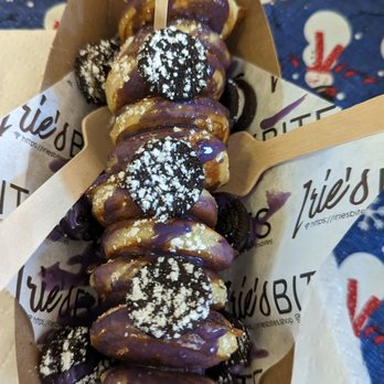 Iries Bites - Ube mini pancakes - Desserts Near Me