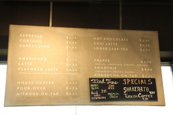 Menu photo 6 Society Coffee - Euless Euless, TX