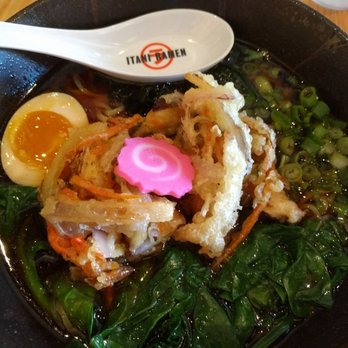 Itani Ramen - Scallop Fritter ramen - Ramen Near Me - Oakland, California Itani Ramen - Scallop Fritter ramen - Ramen Near Me - Oakland, California