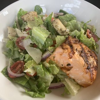 Landmark Inn - Caesar salad with blackened salmon (half portion) - Hotels Near Me - Marquette, Michigan Landmark Inn - Caesar salad with blackened salmon (half portion) - Hotels Near Me - Marquette, Michigan