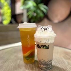 Moge Tee - Orlando - Lemon Tea w/ popping boba, Oreo Bubble Milk Tea