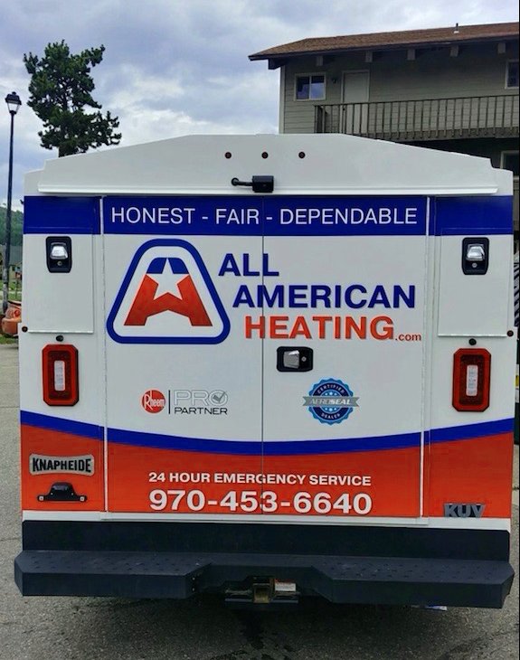 Slide of All American Heating