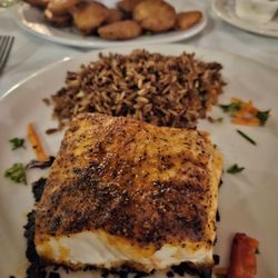 Junior's - Sea Bass with rice pilaf