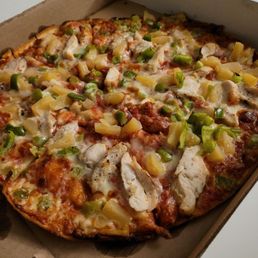 Chick pick with pineapple and bell peppers