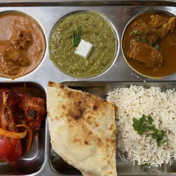 Pooja Indian Grill - Non-vegetable Thali - Indian Near Me - West Sacramento, California