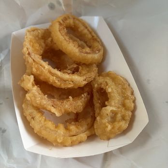 Flash In The Pan - French fried onion - Fish & Chips Near Me - Bushmills, MYL Flash In The Pan - French fried onion - Fish & Chips Near Me - Bushmills, MYL