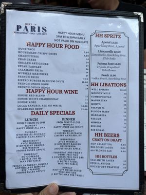 Menu photo 4 Meet in Paris Culver City, CA