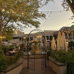 Outdoor courtyard