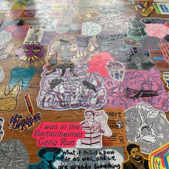 Lottie and Zulas - Table with art - Breakfast & Brunch Near Me - Portland, Oregon Lottie and Zulas - Table with art - Breakfast & Brunch Near Me - Portland, Oregon
