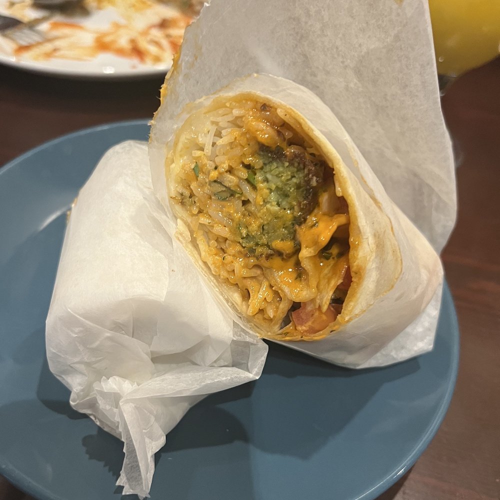 Falafel Fusion Burrito