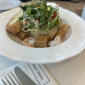 Sweet Maple - Papaya salad  IG @wholewellnessmamas - Breakfast & Brunch Near Me - Cupertino, California