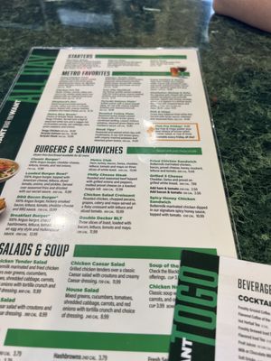 Menu photo 2 Metro Diner Jacksonville, FL