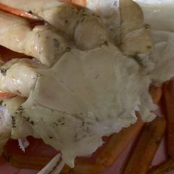 Pete's Produce Loomis - Crab legs with mold on the outer shell