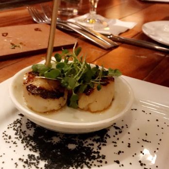 Seasons 52 - Caramelized Grilled Sea Scallops - Wine Bars Near Me - Cherry Hill, New Jersey Seasons 52 - Caramelized Grilled Sea Scallops - Wine Bars Near Me - Cherry Hill, New Jersey