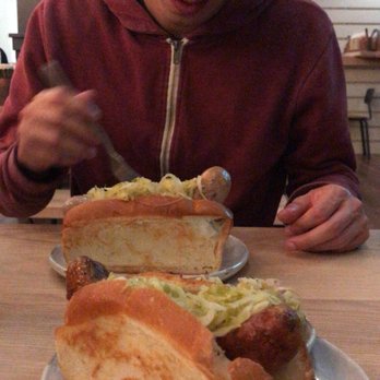 Wursthall - Late night meal: bratwurst and hot italian - German Near Me - San Mateo, California