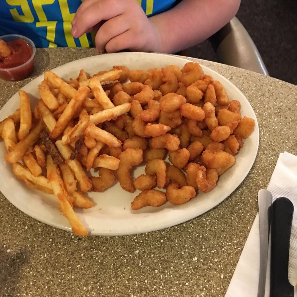 Just a Bite - Mountain of fried shrimp for a kids plate. - Steakhouses Near Me - Seminole, Texas Just a Bite - Mountain of fried shrimp for a kids plate. - Steakhouses Near Me - Seminole, Texas