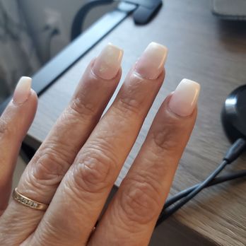 Healing Nails - Hombre French by the amazing Julie - Nail Salons Near Me - Coram, New York