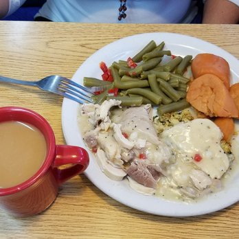 Price's Chef - The turkey is sitting on top of yummy corn bread stuffing - Diners Near Me - Corpus Christi, Texas