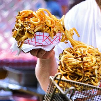 Ziegler's Bratwurst Haus - Curly Fries ($9). - German Near Me Ziegler's Bratwurst Haus - Curly Fries ($9). - German Near Me