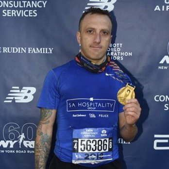 Dino Sorce  - 2018 NYC Marathon - Trainers Near Me