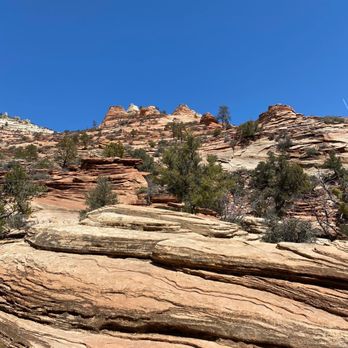 Canyon Overlook Trail - Terrain at top - Hiking Near Me - Springdale, Utah
