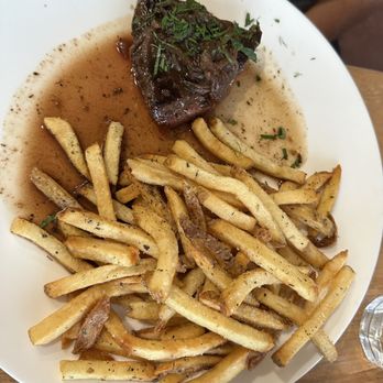 Galinette - Steak and frites (very small portion of meat) - French Near Me - San Francisco, California Galinette - Steak and frites (very small portion of meat) - French Near Me - San Francisco, California