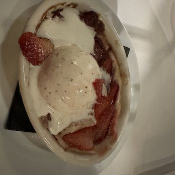 The Crossing - Strawberry cobbler for Valentines' Day - New American Near Me - Clayton, Missouri