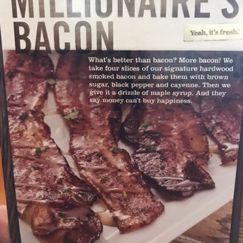 First Watch - Millionaire's Bacon-VG! A tad spicy that sneaks up on you (cayenne pepper) - Breakfast & Brunch Near Me - Naples, Florida First Watch - Millionaire's Bacon-VG! A tad spicy that sneaks up on you (cayenne pepper) - Breakfast & Brunch Near Me - Naples, Florida