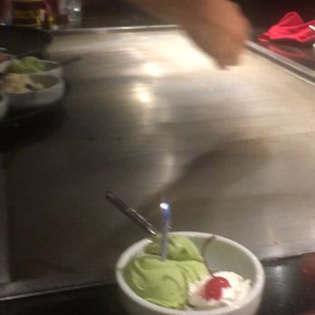 Benihana - Green Tea ice cream - Teppanyaki Near Me - Arcadia, California Benihana - Green Tea ice cream - Teppanyaki Near Me - Arcadia, California