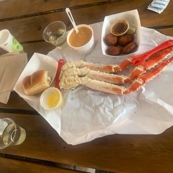 Tracy's King Crab Shack - Combo plate - Bars Near Me - Juneau, Alaska Tracy's King Crab Shack - Combo plate - Bars Near Me - Juneau, Alaska
