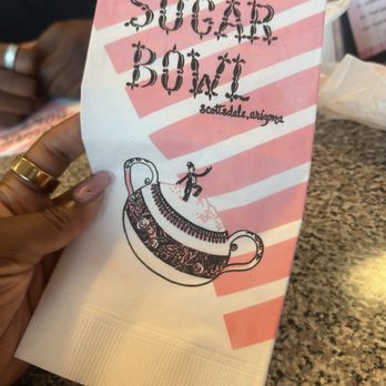 Sugar Bowl - Napkin - how cute! - Ice Cream & Frozen Yogurt Near Me - Scottsdale, Arizona Sugar Bowl - Napkin - how cute! - Ice Cream & Frozen Yogurt Near Me - Scottsdale, Arizona