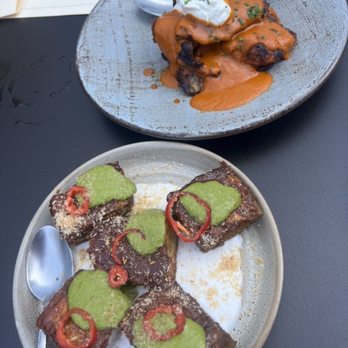 Amba - Eggplant, chicken tikka - Indian Near Me - Cleveland, Ohio