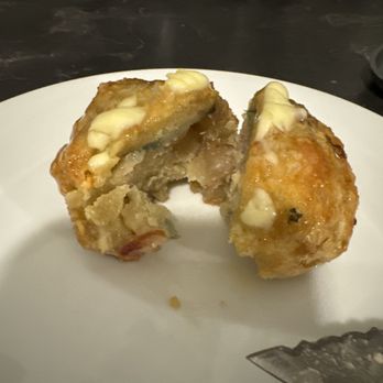 5s Cafe - Bacon scone with butter after warming it up! - Cafes Near Me - Toronto, Ontario 5s Cafe - Bacon scone with butter after warming it up! - Cafes Near Me - Toronto, Ontario
