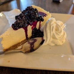 Conrad's Kitchen & Grill - New York cheesecake with blueberry compote