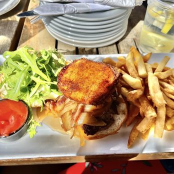 The Whiskey Priest - Fried Goat Cheese Burger - Sports Bars Near Me - Belleville, New Jersey The Whiskey Priest - Fried Goat Cheese Burger - Sports Bars Near Me - Belleville, New Jersey