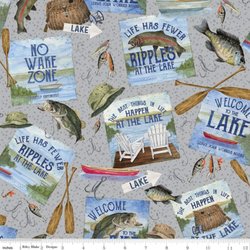 Pine Tree Quilt Shop - At the Lake designed by Tara Reid for Riley Blake Designs.