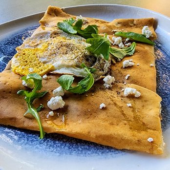 Doppio Cafe & Creperie - Sunrise savory crêpe (8/9/25) - Coffee & Tea Near Me - Redmond, Washington