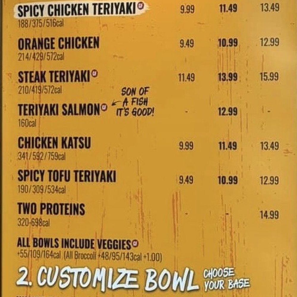 Teriyaki Madness - Menu as of 10/05/2024. - Japanese Near Me - West Des Moines, Iowa Teriyaki Madness - Menu as of 10/05/2024. - Japanese Near Me - West Des Moines, Iowa