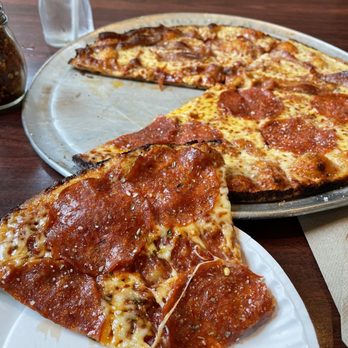 Colony Grill - 1/2 pepperoni and 1/2 bacon pizza pie personal size and only sizes. Strips of bacon/large slices of pepperoni. - Pizza Near Me - Milford, Connecticut