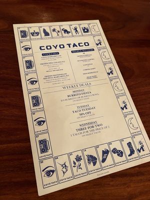 Menu photo 7 Coyo Taco Miami, FL