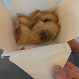 Fish shaped pastry with Dubai Chocolate filling Fish shaped pastry with Dubai Chocolate filling