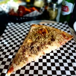 Braazo Pizza - Slice with Italian sausage and garlic