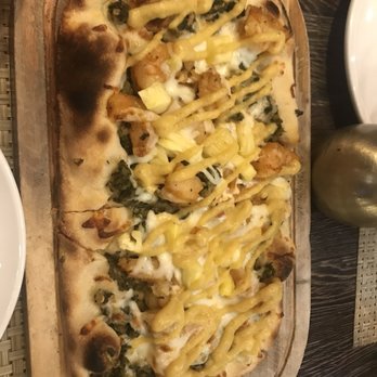 Kokomo - Yardie Shrimp Flatbread - Caribbean Near Me - Brooklyn, New York Kokomo - Yardie Shrimp Flatbread - Caribbean Near Me - Brooklyn, New York