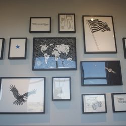 Starbucks - Wall Decor referencing those serving.