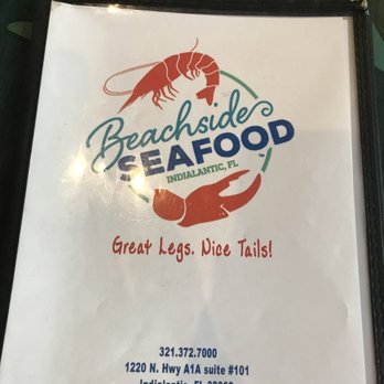 Beachside Seafood - Menu - Seafood Near Me - Indialantic, Florida