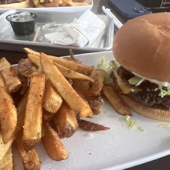 The Burger Spot - LG French Fries and Bacon Cheeseburger. - Burgers Near Me - Waxahachie, Texas The Burger Spot - LG French Fries and Bacon Cheeseburger. - Burgers Near Me - Waxahachie, Texas